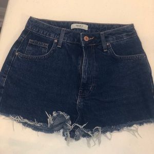 Forever 21 L.A. Size 25 Hi-Rise Med Denim Shorts